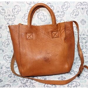 Urban Outfitters Thick Leather Tote with handles and Strap